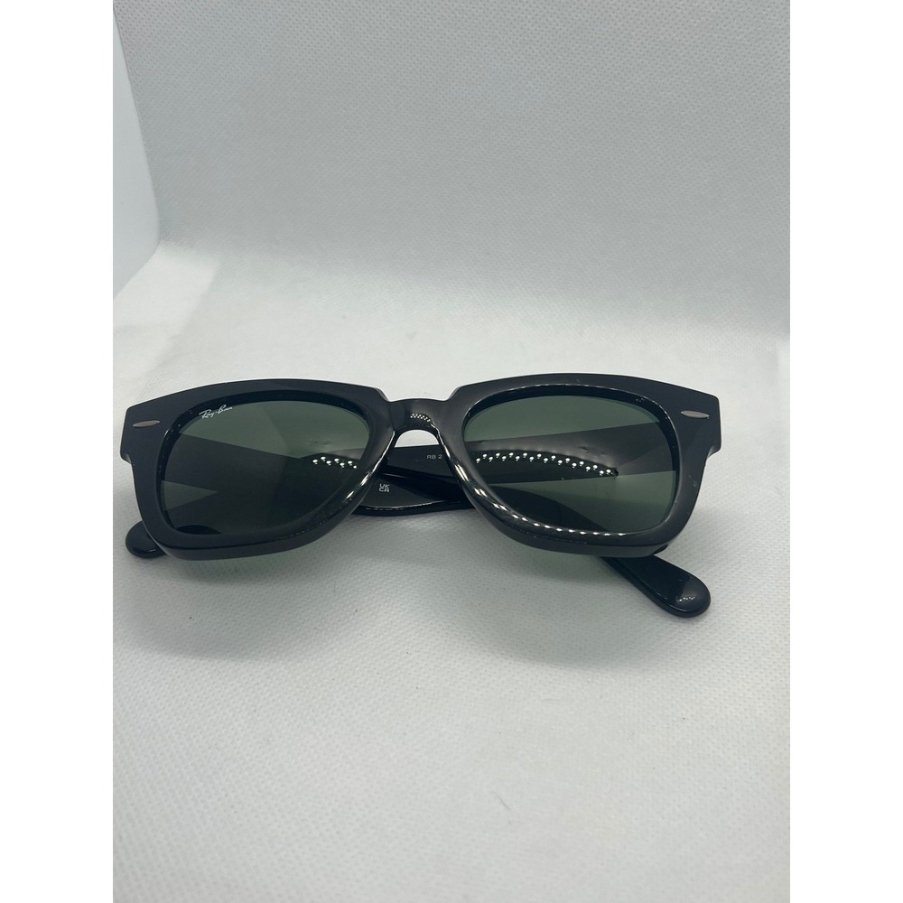 Ray-Ban State Street RB21 Black Sunglasses‎ Black Classic Lens 49-20 - Picture 5 of 6